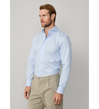 Hackett London Bengalisches Formalhemd blau