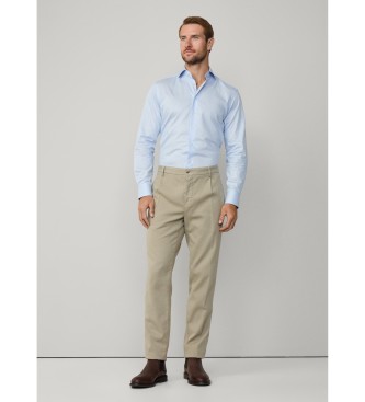 Hackett London Bengalisches Formalhemd blau