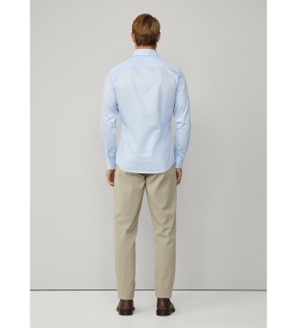 Hackett London Bengalisches Formalhemd blau