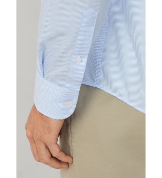 Hackett London Bengalisches Formalhemd blau