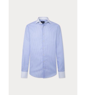 Hackett London Formal Oxford Shirt blue