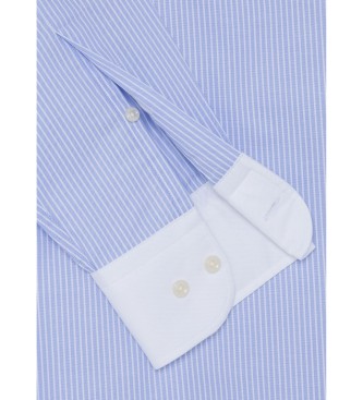 Hackett London Chemise formelle Oxford bleue