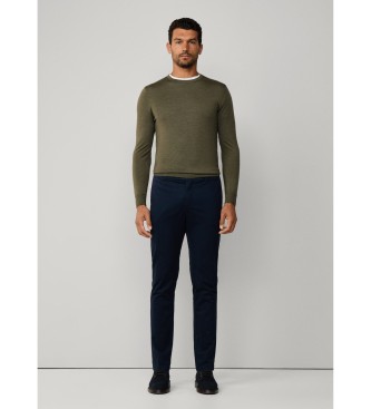 Hackett London Camisola de l merino verde