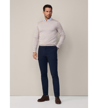 Hackett London Gmd Crew beige jumper