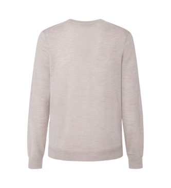 Hackett London Gmd Crew beige trui