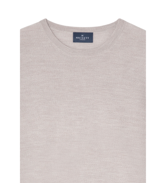 Hackett London Gmd Crew beige jumper