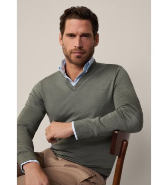 Hackett London Maglia Gmd V Verde