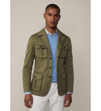 Hackett London Safari Jacket green Esdemarca Store fashion footwear and accessories best brands shoes and designer shoes