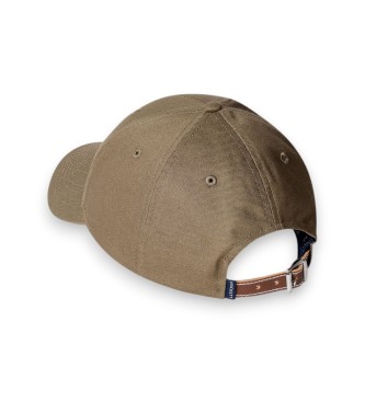 Hackett London Cappello Contrast Brand verde oliva