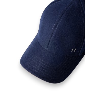 Hackett London Boné Flannel marinho