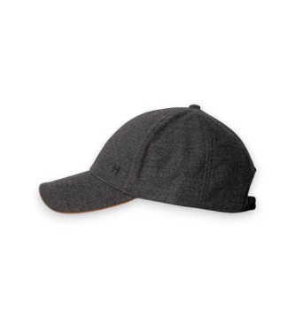 Hackett London Boné Flannel cinza