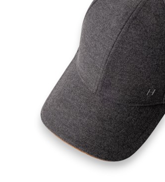 Hackett London Boné Flannel cinza