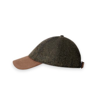 Hackett London Cappello Hbone Tartan verde
