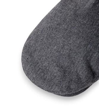 Hackett London Casquette Hrbone Flat grise