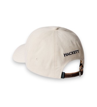 Hackett London Boné Heritage branco sujo