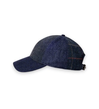 Hackett London Cappello Patchwork blu marino