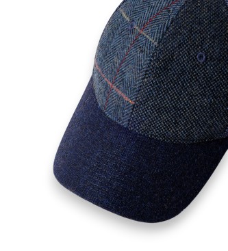 Hackett London Cappello Patchwork blu marino