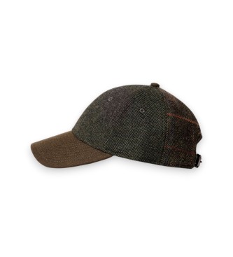 Hackett London Berretto patchwork verde