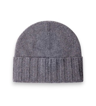 Hackett London Bonnet Cashmere gris