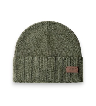 Hackett London Bonnet Cashmere vert olive