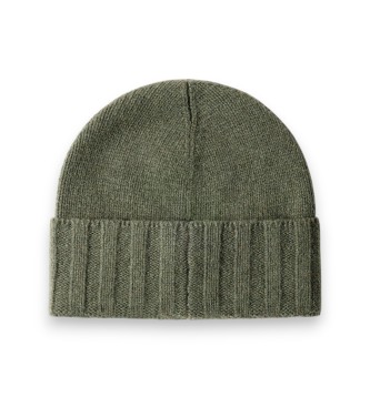 Hackett London Bonnet Cashmere vert olive