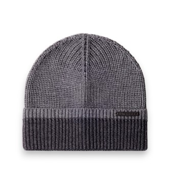 Hackett London Bonnet Merino gris