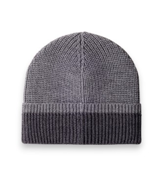 Hackett London Bonnet Merino gris