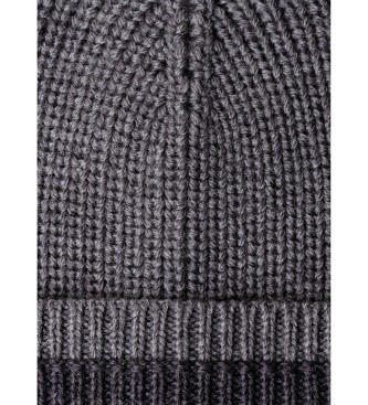 Hackett London Bonnet Merino gris