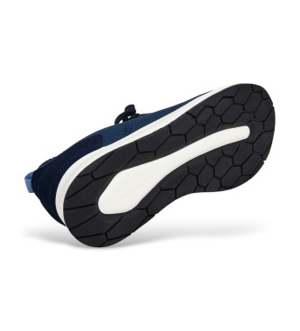 Hackett London Sneakers da corsa in maglia blu navy