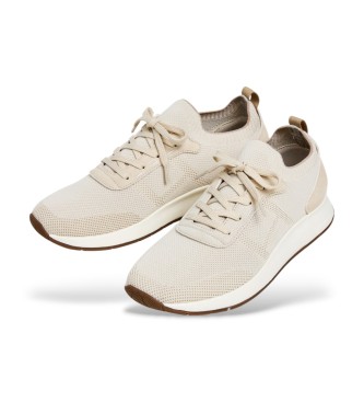 Hackett London Sneakers White Knit Runner