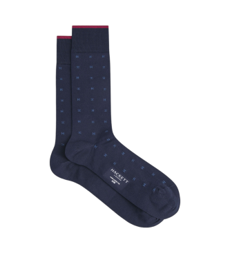 Hackett London Socken Print navy