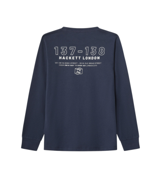Hackett London Graphic T-shirt navy
