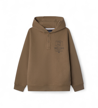 Hackett London Felpa Brown Box