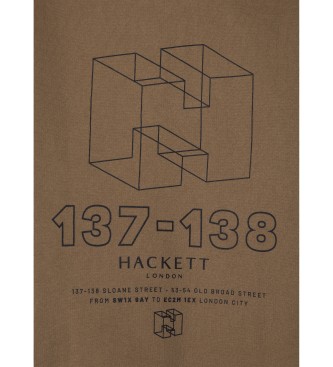 Hackett London Felpa Brown Box