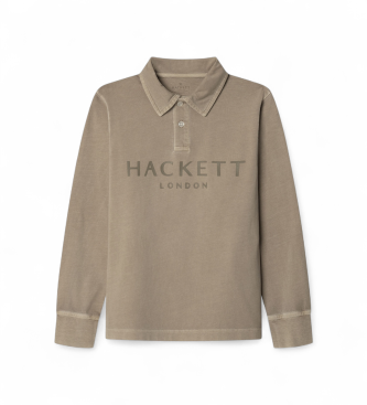 Hackett London Polo Marke beige