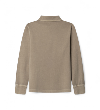 Hackett London Polo Marke beige