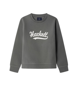 Hackett London Sudadera Logo Crew verde