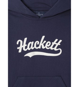 Hackett London Sweatshirt Logo Hoody navy