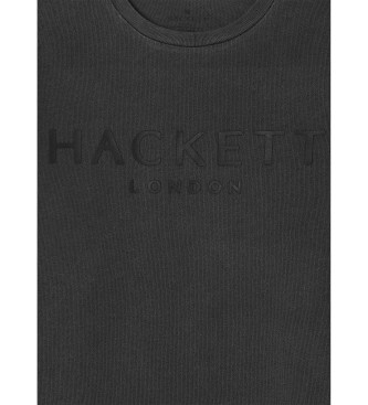 Hackett London T-shirt com logtipo azul-marinho