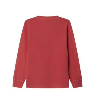 Hackett London T-shirt com logtipo vermelho