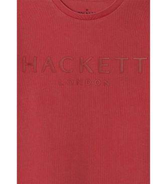 Hackett London T-shirt com logtipo vermelho