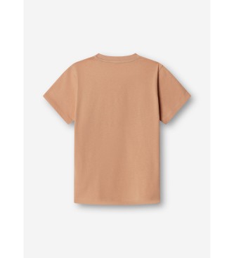 Hackett London Logo Tee T-shirt peach