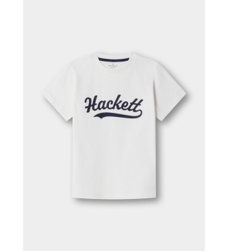 Hackett London T-shirt bianca con logo