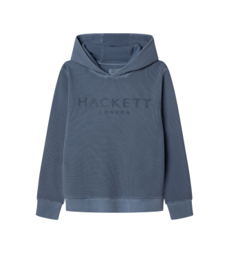 Hackett London Camisola de malha de gola alta azul