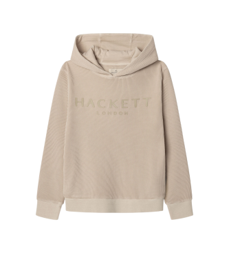 Hackett London Camisola bege com folhos