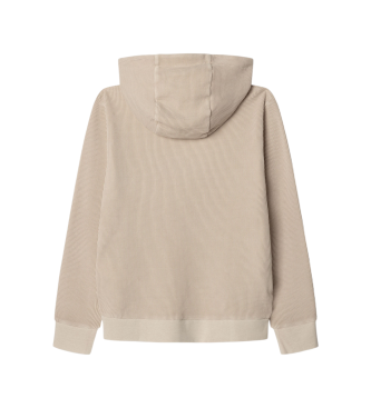 Hackett London Camisola bege com folhos