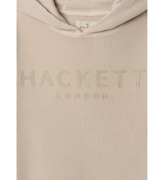 Hackett London Camisola bege com folhos