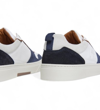 Hackett London Hackney Dextair Lederschuhe wei