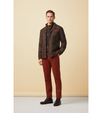 Hackett London Americana Hbone Jersey berhemd