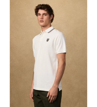Hackett London Polo insignia fit cl�sico blanco
